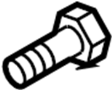 Image of Catalytic Converter Bolt image for your 2018 Mazda 3  Grand Touring Hatchback 