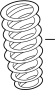 Image of Coil Spring (Front) image for your 2003 Mazda 6   