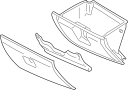 Image of Glove Box image for your 2006 Mazda B2300   