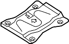 Image of Radio Amplifier Bracket image for your 2007 Mazda CX-7 2.3L A/T AWD Touring Sport Utility 