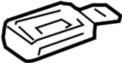 View Roof Molding Cap (Left, Rear) Full-Sized Product Image 1 of 2