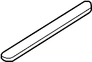 Image of Liftgate Trim Scuff Plate (Rear) image for your 2013 Mazda 6   