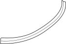 Image of Back Glass Reveal Molding (Lower) image for your Mazda