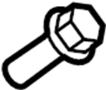 View Fuel Filler Neck Bolt Full-Sized Product Image 1 of 2