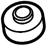 View Bushing. Mount. (Lower) Full-Sized Product Image 1 of 6
