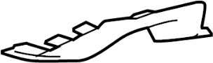 Image of Bumper Guard (Right, Rear) image for your 2005 Mazda MIATA  Mazdaspeed Convertible 