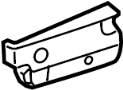 Image of Bumper Impact Absorber (Rear) image for your 2009 Mazda CX-7  Sport Sport Utility 