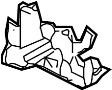 Image of Hood Lock image for your 1992 Mazda Protege  LX Sedan 