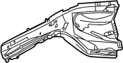Image of Frame Side Member (Front, Lower) image for your 2008 Mazda 3 2.3L M/T S Hatchback 