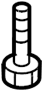 View Power Steering Pump Mounting Bolt (Lower) Full-Sized Product Image