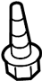 Image of Column. Screw. Bolt. Steering.  A threaded rod with a. image for your Mazda