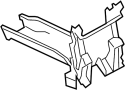 Image of Instrument Panel Air Duct (Rear, Lower) image for your 2009 Mazda 5   