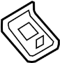Image of Cover, Seat Back. Lock Cover. (Right, Rear). Included with: Seat. image for your 1990 Mazda 929S