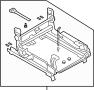 Image of Seat Track image for your 2014 Mazda 3   