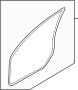 Image of Door Seal (Right) image for your 2008 Mazda B2300   