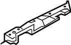 Image of Quarter Panel Reinforcement (Left, Upper, Lower) image for your 1990 Mazda MIATA   