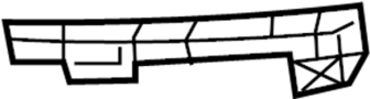 Image of Bumper Cover Bracket (Left, Front, Lower) image for your 2012 Mazda 5   