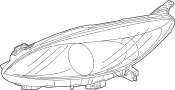Image of Headlight (Left) image for your 2013 Mazda 3   