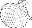 Image of Lamp. Fog. (Right, Front). Includes: Fog Lamp Bulb. image for your 2012 Mazda 5   