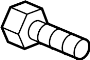 Image of Bracket outer bolt. Mount Bracket Mount bolt. (Rear) image for your Mazda