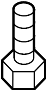 View Side mount mount bolt.  Full-Sized Product Image 1 of 2