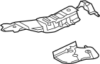 View Floor Pan Heat Shield (Rear) Full-Sized Product Image