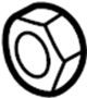 View Catalytic Converter Nut (Lower) Full-Sized Product Image