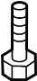 Image of Engine Cradle Bolt (Rear) image for your 2020 Mazda MX-5 Miata   