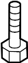 View Bolt. Arm. Control. (Rear, Upper, Lower) Full-Sized Product Image 1 of 4