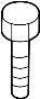 View Suspension Stabilizer Bar Bracket Bolt Full-Sized Product Image 1 of 3