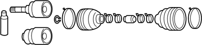 Image of CV Joint Boot Kit image for your 2007 Mazda 5   
