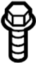 View Cowl Crossmember Bolt Full-Sized Product Image 1 of 1