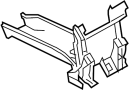 View Instrument Panel Air Duct (Rear, Lower) Full-Sized Product Image 1 of 2