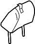 Image of Headrest Cover (Rear) image for your Mazda Mazda 5