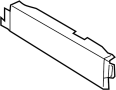 View Seat Track Cover (Front, Lower) Full-Sized Product Image 1 of 2