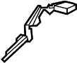 View Body A-Pillar Reinforcement Plate (Left, Upper) Full-Sized Product Image 1 of 2