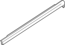 Image of Door Window Belt Weatherstrip (Front) image for your 2003 Mazda B3000   