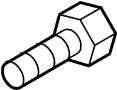 View Suspension Stabilizer Bar Bracket Bolt Full-Sized Product Image 1 of 3