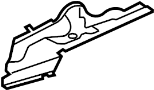 View Floor Pan Reinforcement (Left, Front, Rear, Lower) Full-Sized Product Image 1 of 2