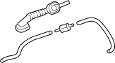 Image of Liftgate Washer Hose (Rear, Upper) image for your 2012 Mazda 5  Touring Mini Passenger Van 