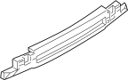 Image of Bumper Impact Absorber (Rear) image for your 2009 Mazda CX-7  Sport Sport Utility 