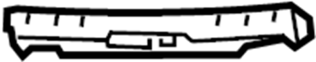 Image of Bracket, Bumper. (Left, Front, Lower) image for your 2011 Mazda CX-7  Touring Sport Utility 