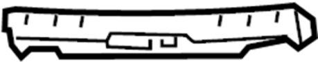 View Bracket, Bumper. (Left, Front, Lower) Full-Sized Product Image 1 of 2