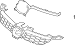 Image of Grille Bracket image for your 2009 Mazda CX-7  Sport Sport Utility 