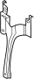 Image of Hood Latch Support image for your 2009 Mazda 6 2.5L Duratec M/T i Sedan 