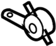 Image of A/C Refrigerant Line Clamp image for your Mazda