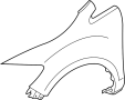 Image of Fender (Right, Front) image for your 2017 Mazda 3   