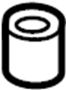 View Air cleaner ASSEMBLY protector. Mount bracket bushing.  Full-Sized Product Image 1 of 2