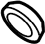 View Seal. Converter. (Rear, Lower) Full-Sized Product Image 1 of 4