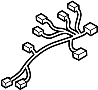Image of Harness, Seat. (Right, Front) image for your 2010 Mazda CX-9  Grand Touring Sport Utility 